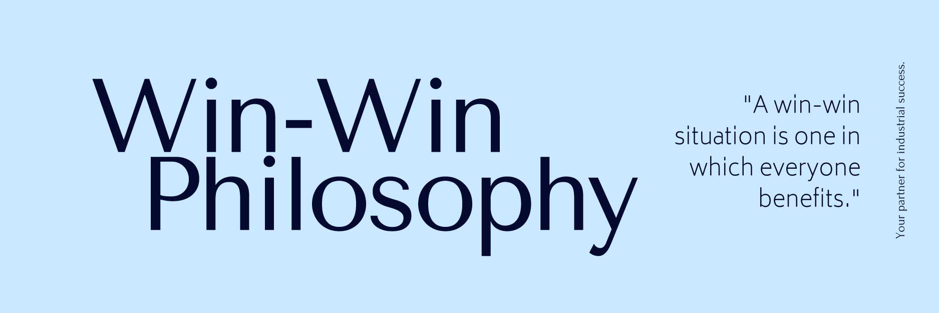Win-Win Philosophy